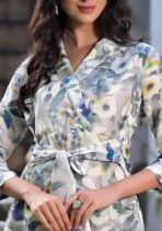 Pure Silk Printed Top & Trousers_1