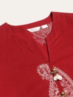 Pure Cotton Kurta With Patiala_4