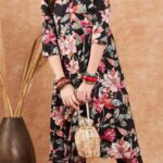 Women BLACK FLORAL PRINT CO-ORD SET