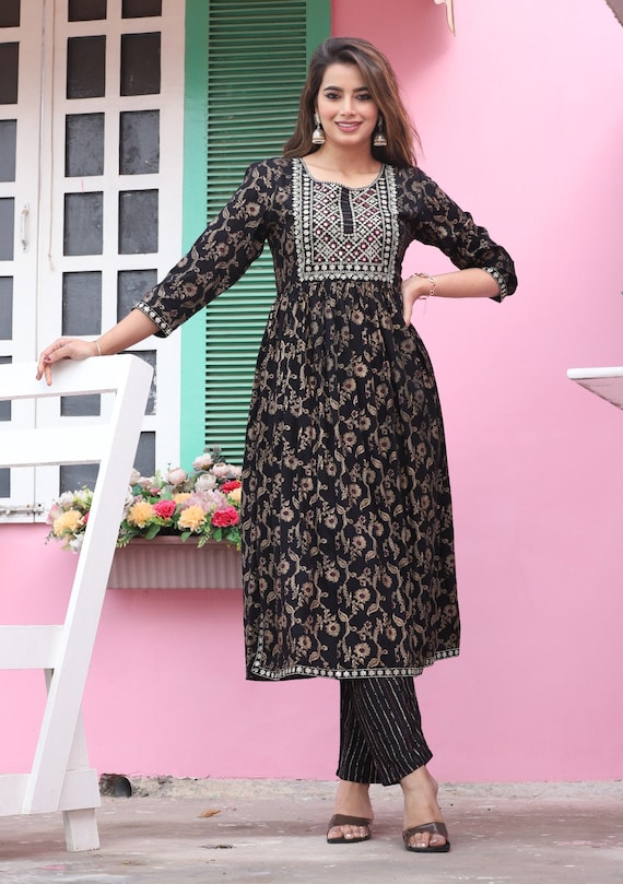 Kurti with palazzo for wedding best sale