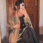 SUIT WITH FULL FLAIR WORK SHARARA AND DUPATTA