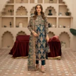 Party Wear Look Top-Plazzo and Dupatta