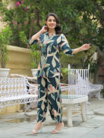 Tredific Outfit Crystal Viscose Muticolor Digital Print Co-ords Sets - Image 4