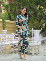 Tredific Outfit Crystal Viscose Muticolor Digital Print Co-ords Sets - Image 11